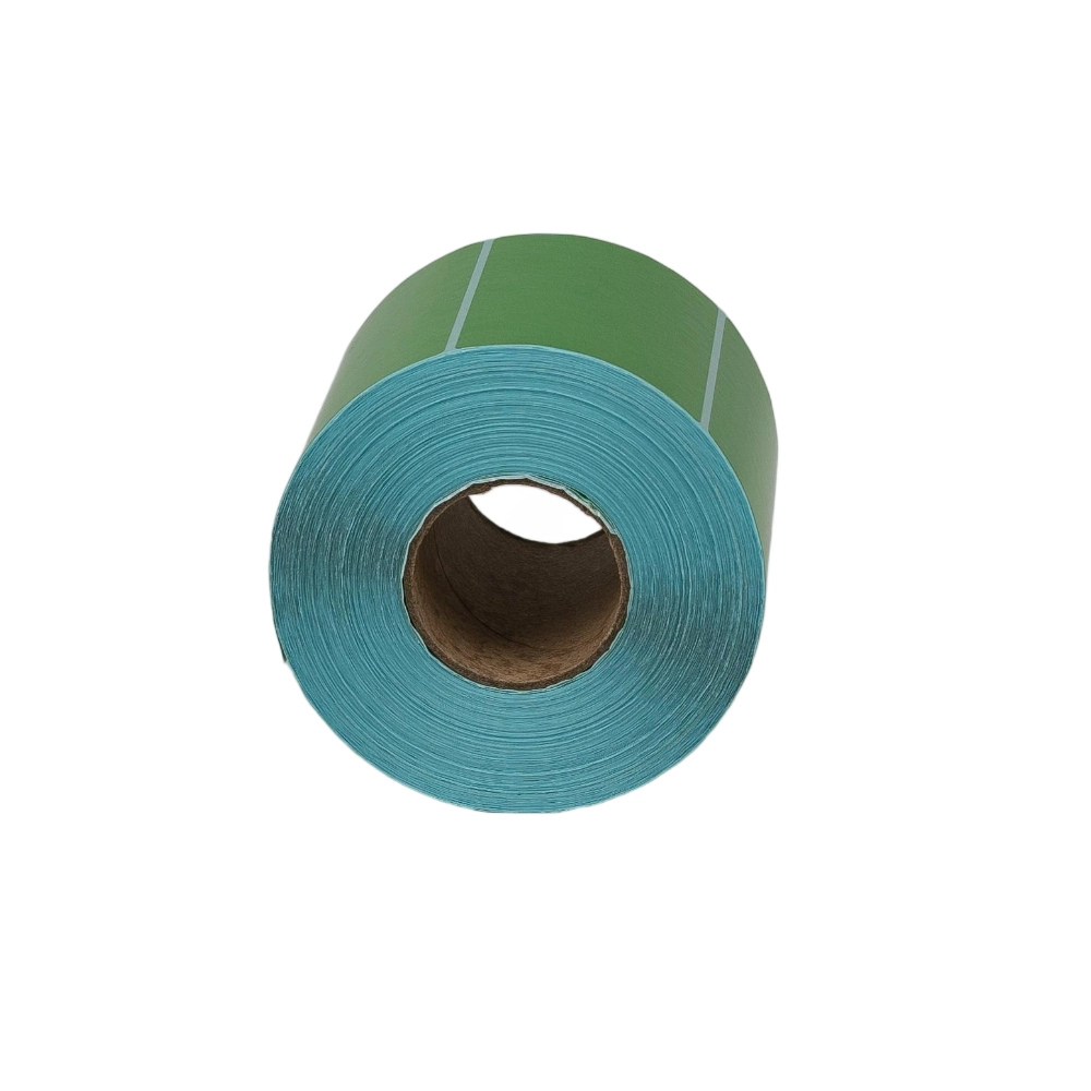 Grüne Thermodirektaufkleber-Etiketten in benutzerdefinierter Größe