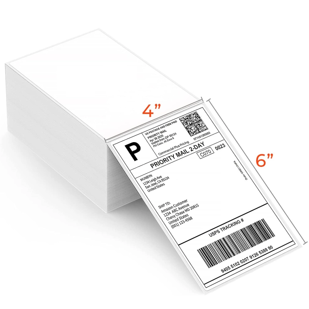 4×6 Thermodirekt-Etikettenrolle