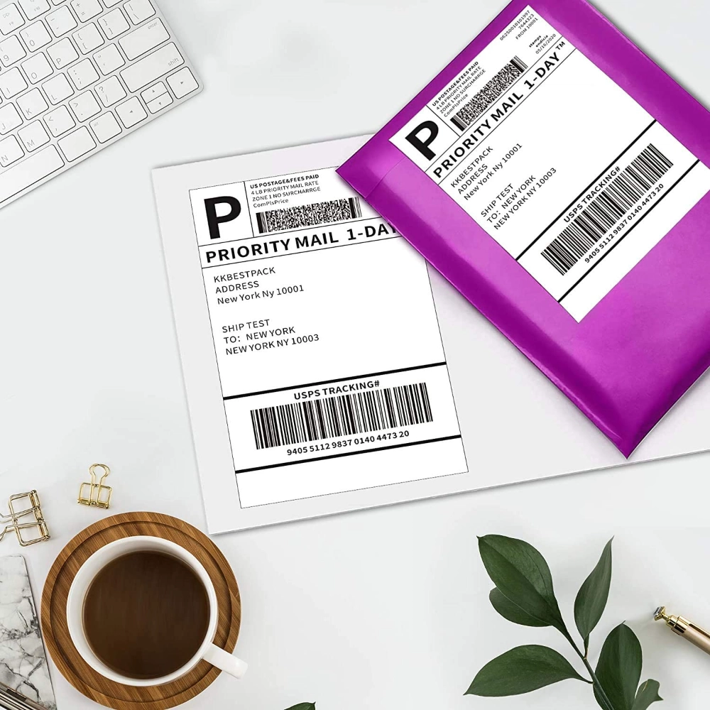 100x150 wasserdichter Barcode Versandetikett Aufkleber