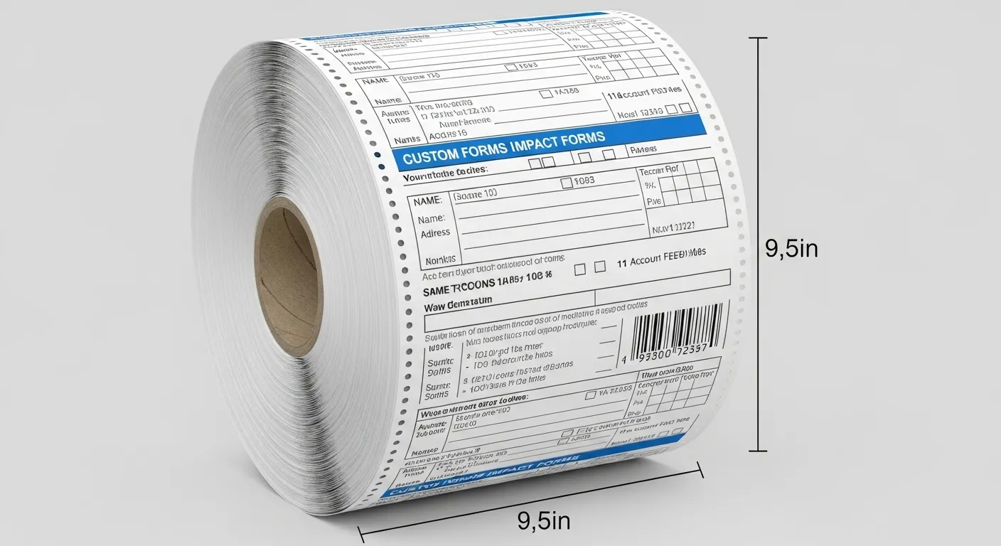 Individuell gedrucktes Formular