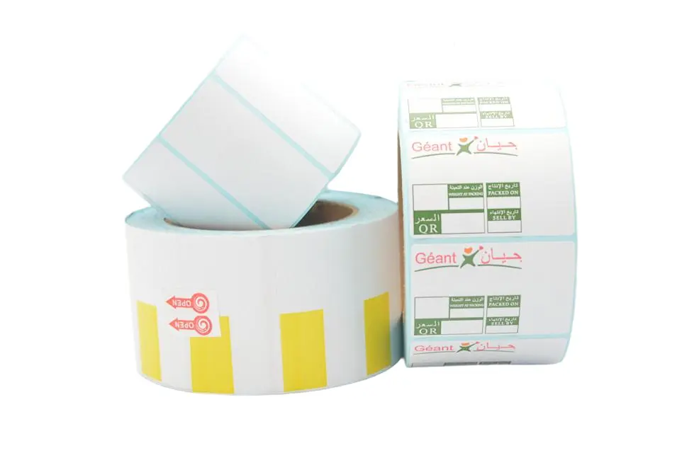 individuell bedruckte Thermoetiketten