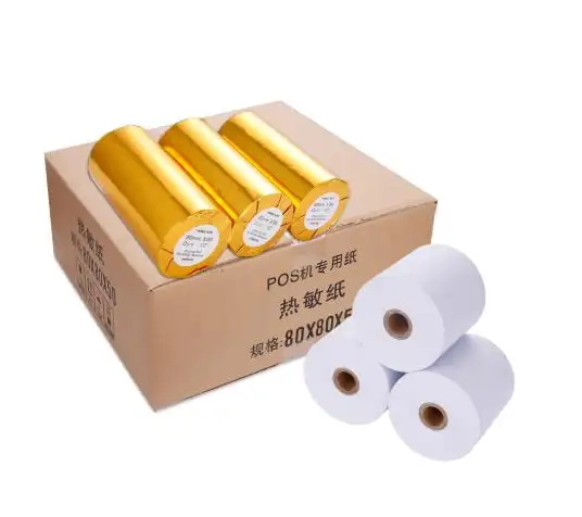 Ausgedrucktes Thermobelegpapier