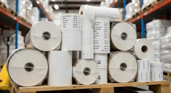 Großhandelsrollen für bedruckte Thermopapierrollen