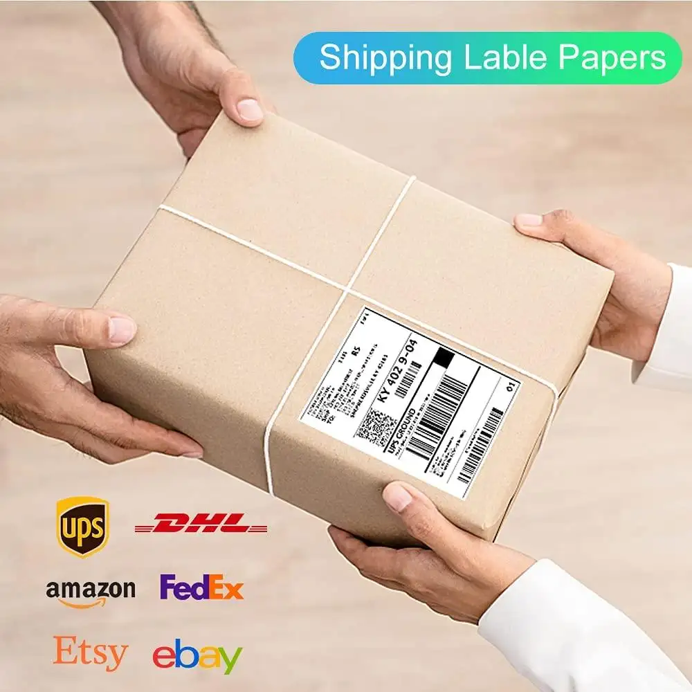 Versandetikett-Aufkleber für den E-Commerce